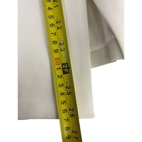 Zara Womens Blazer suit Jacket Size S White Tailored collarless 2399/593 NWT - Picture 12 of 13